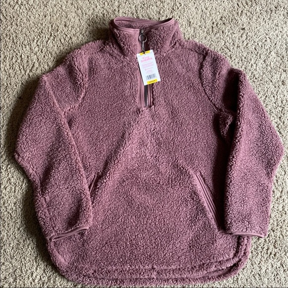 Members Mark Jackets & Blazers - Sherpa pullover coat
